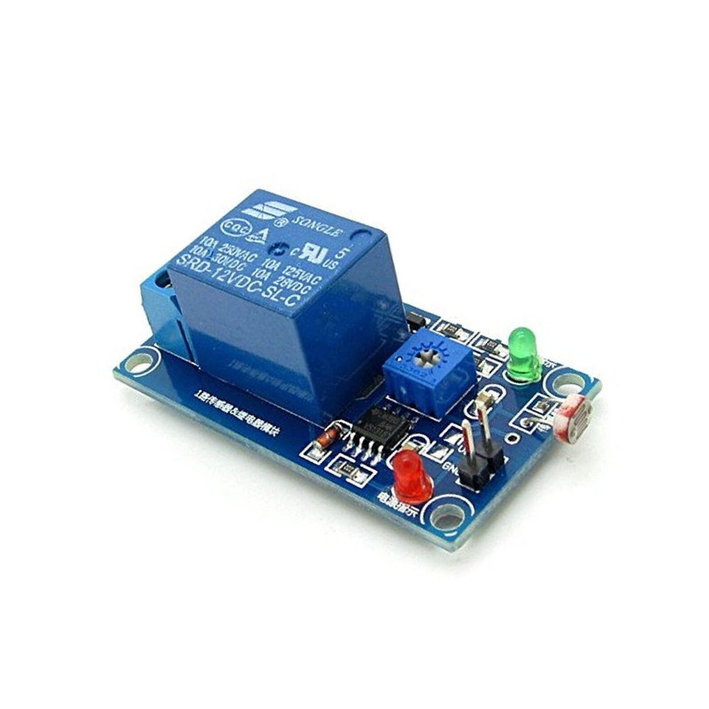 Módulo detector de luz con relé de 12V-1