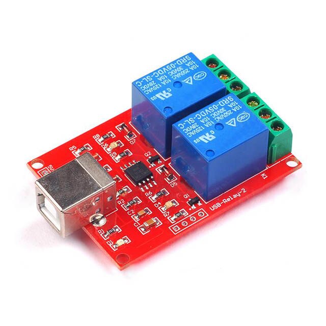 Módulo relé 5V USB, 2 canales-1