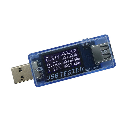 Voltímetro y amperímetro KWS-MX17 USB de 4 a 30V y 5A-1