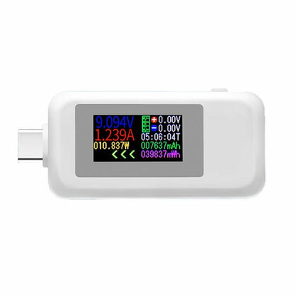 Voltímetro y amperímetro KWS-1902C USB-C de 4 a 30V y 5A-1