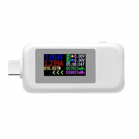 Voltímetro y amperímetro KWS-1902C USB-C de 4 a 30V y 5A-1