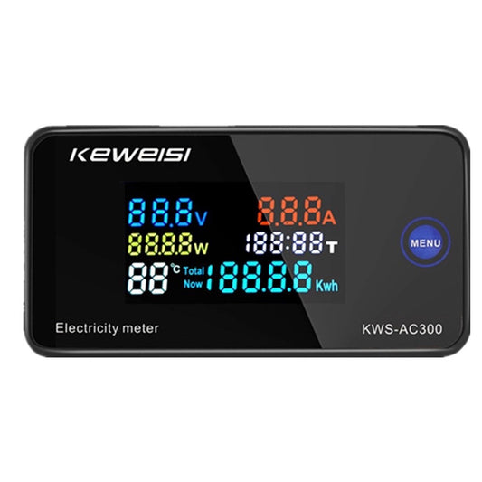 Medidor digital de potencia KWS-AC300 de 0 a 10 A-1
