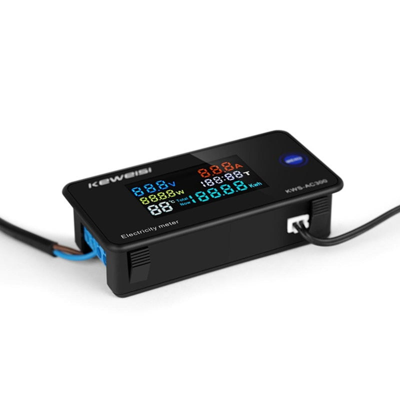 Medidor digital de potencia KWS-AC300 de 0 a 20 A-3