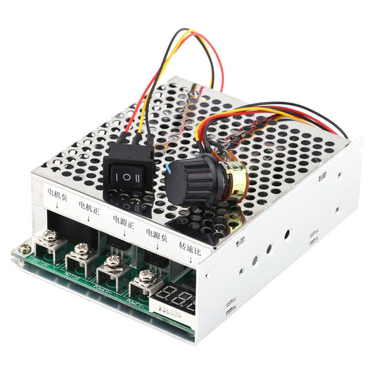 Controlador de velocidad de motor DC con cambio de giro de 10V a 55V y 60A-1