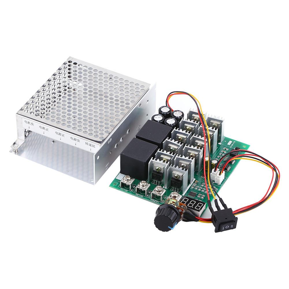 Controlador de velocidad de motor DC con cambio de giro de 10V a 55V y 60A-2