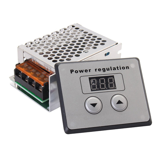 Controlador de velocidad SCR 110V - 220V 4,000W para motor AC con controlador digital-1