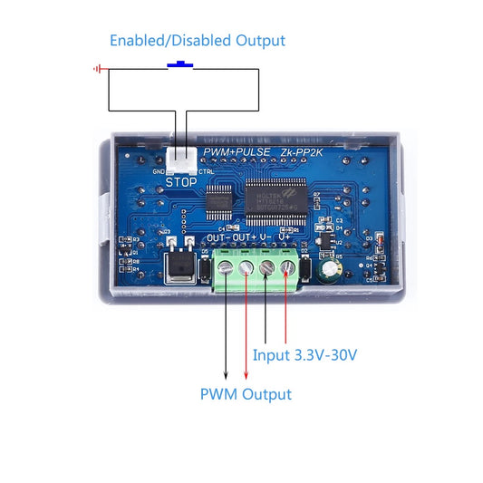 Módulo ZK-PP2K generador de señal PWM de 8A-2