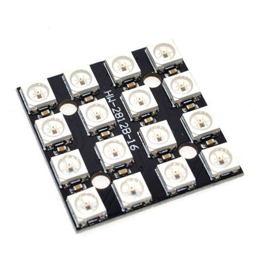 Matriz 4x4 de LED RGB con driver integrado, WS218 con led 5050-1
