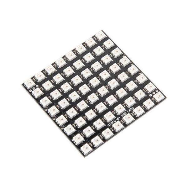 Matriz 8x8 de LED RGB con driver integrado, WS218 con led 5050-1