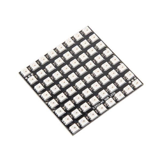 Matriz 8x8 de LED RGB con driver integrado, WS218 con led 5050-1