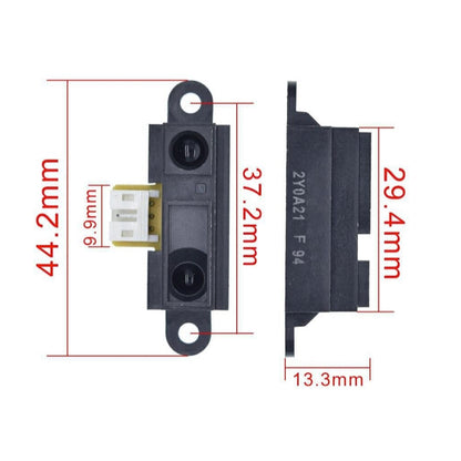 Sensor infrarrojo de distancia GP2D12 de 10 a 80 cm-3