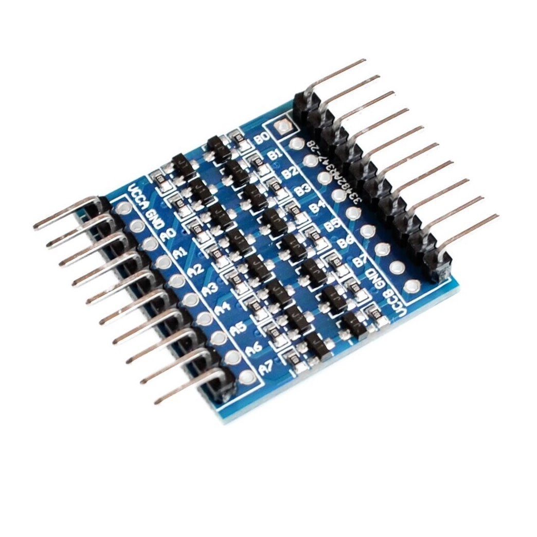 Convertidor bidireccional de 8 canales 3.3V - 5V con pines-1