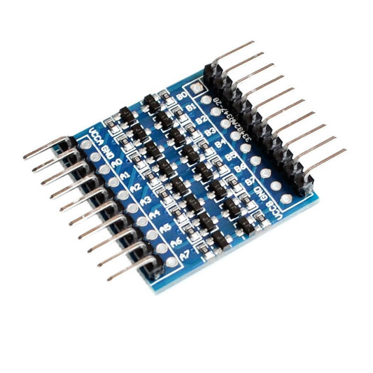 Convertidor bidireccional de 8 canales 3.3V - 5V con pines-1