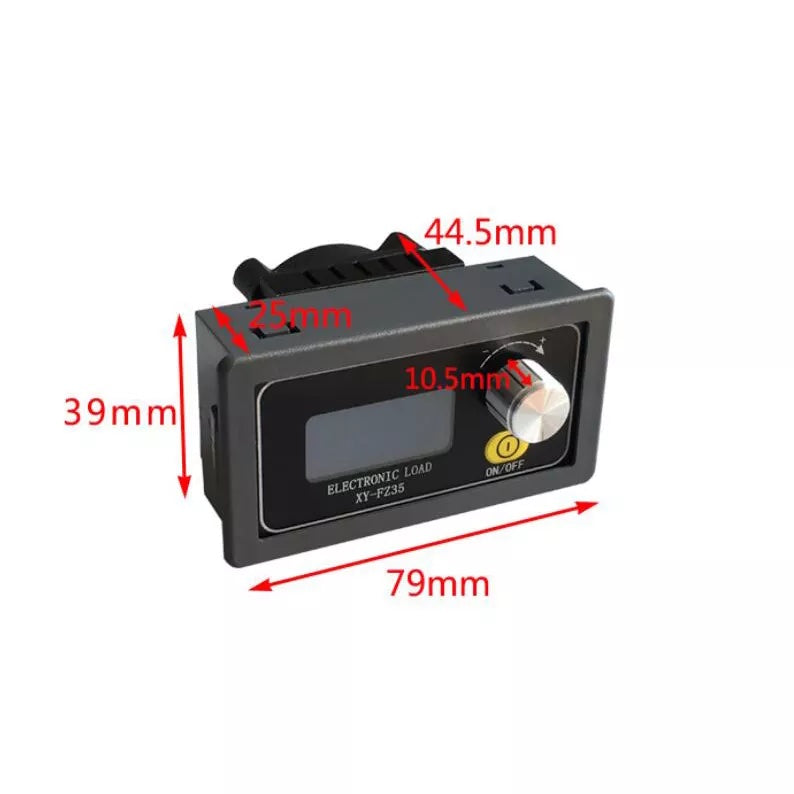 Carga electrónica ajustable XY-FZ25 de 25W 4A-4