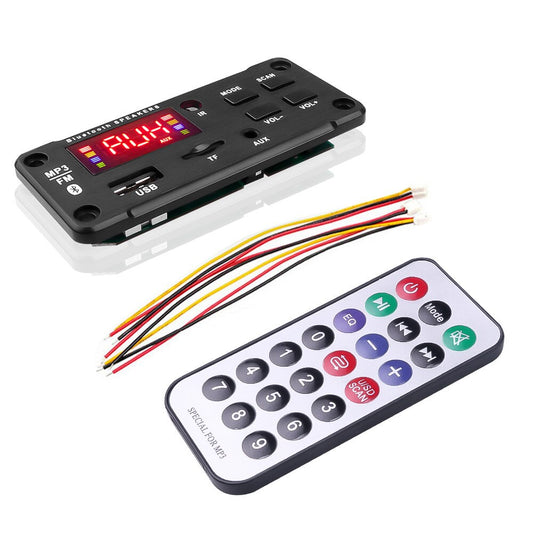 Módulo MP3 con entrada para USB, FM, AUX, Bluetooth y tarjeta micro SD-1