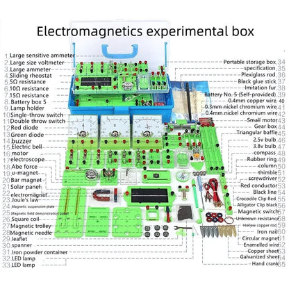 Kit educativo de electromagnetismo de 98 piezas-3