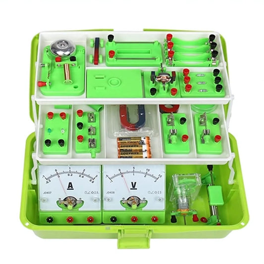 Kit educativo de electromagnetismo de 60 piezas - verde-2