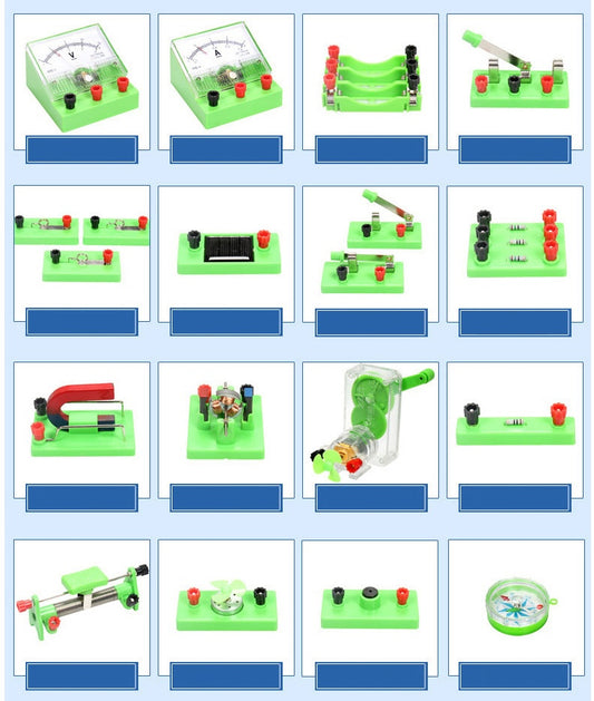 Kit educativo de electromagnetismo de 77 piezas-2