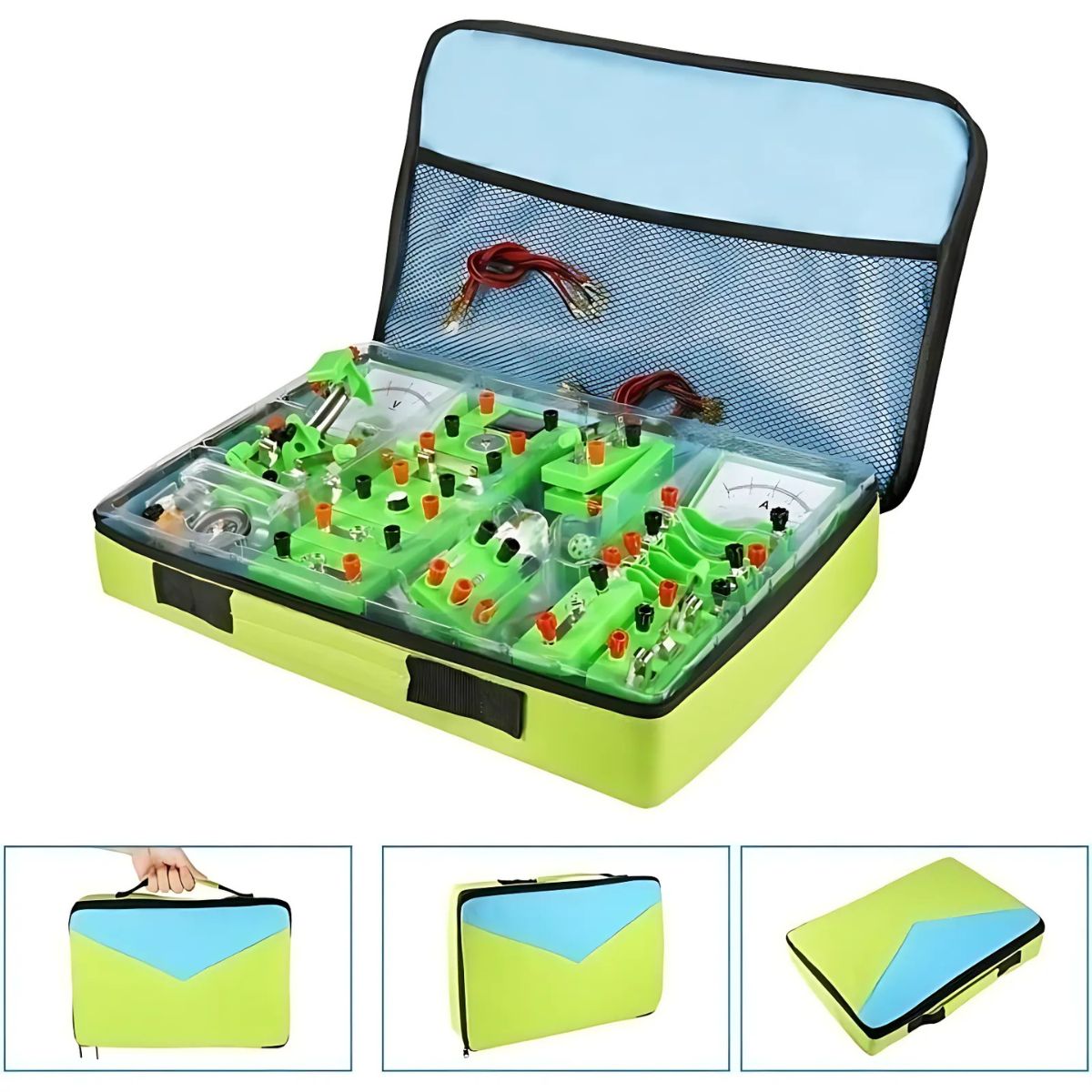 Kit educativo de electromagnetismo de 77 piezas-4