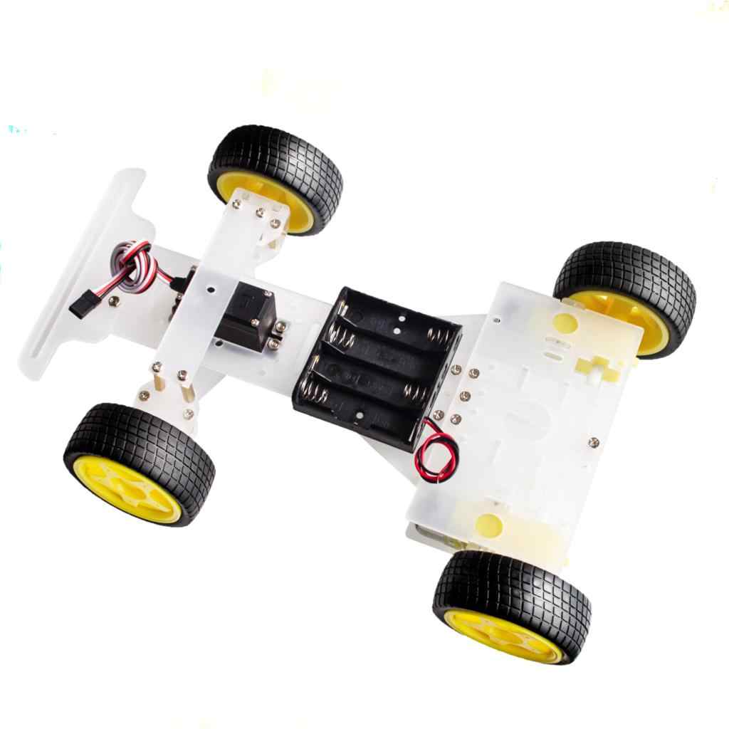 Kit de carro de 4 ruedas con dirección-1