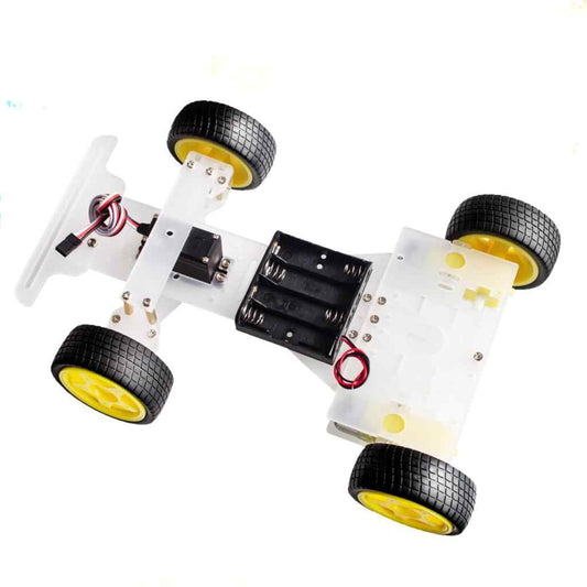 Kit de carro de 4 ruedas con dirección-1