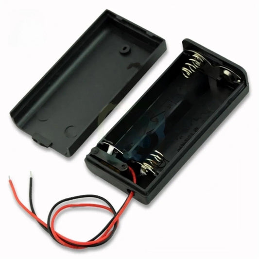 Caja para 2 baterías AA con switch-1