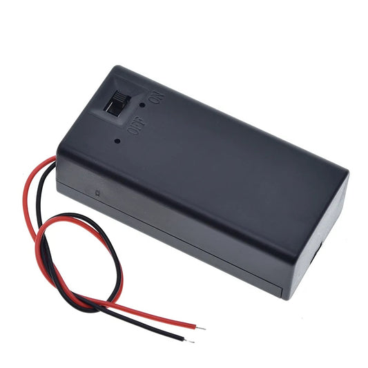 Caja para batería de 9V con switch-2
