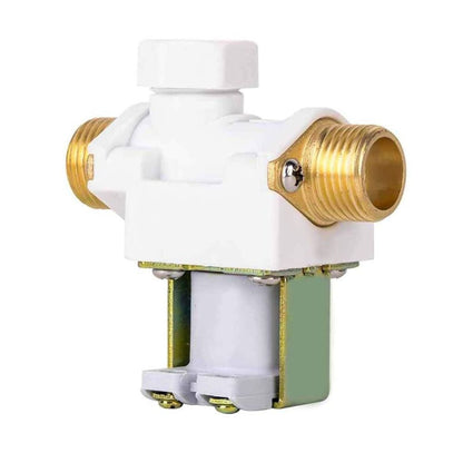 Electroválvula NC de 12V y 1/2" con protector de plástico-2