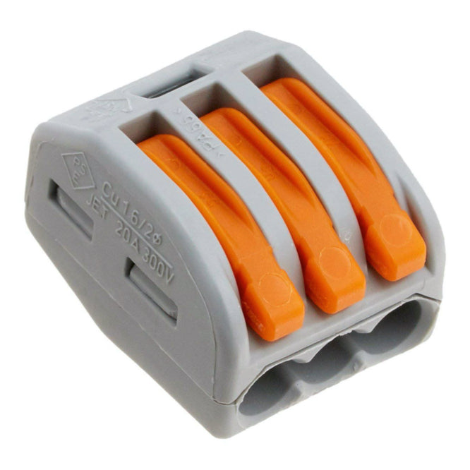 Conector tipo Wago de 3 vías-1