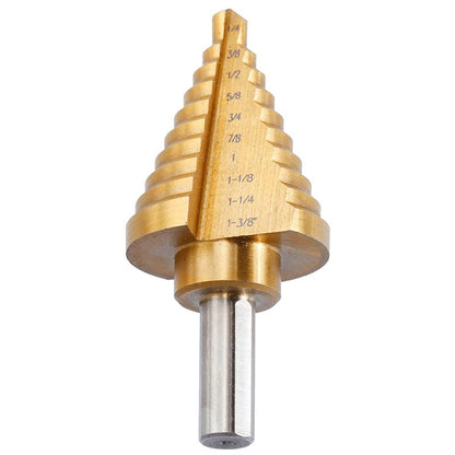 Broca cónica escalonada de 1/4 a 1 3/8"-1