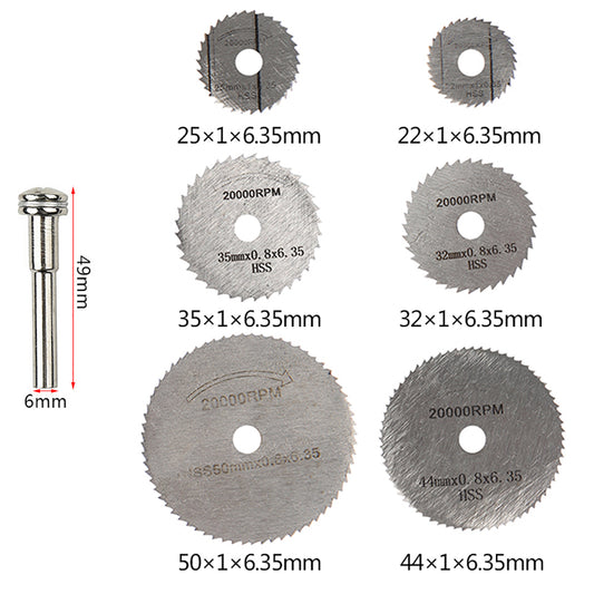 Discos de HSS para mototool - 6 discos-2