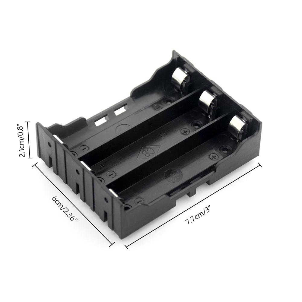 Sujetador de 3 baterías 18650 para PCB-1