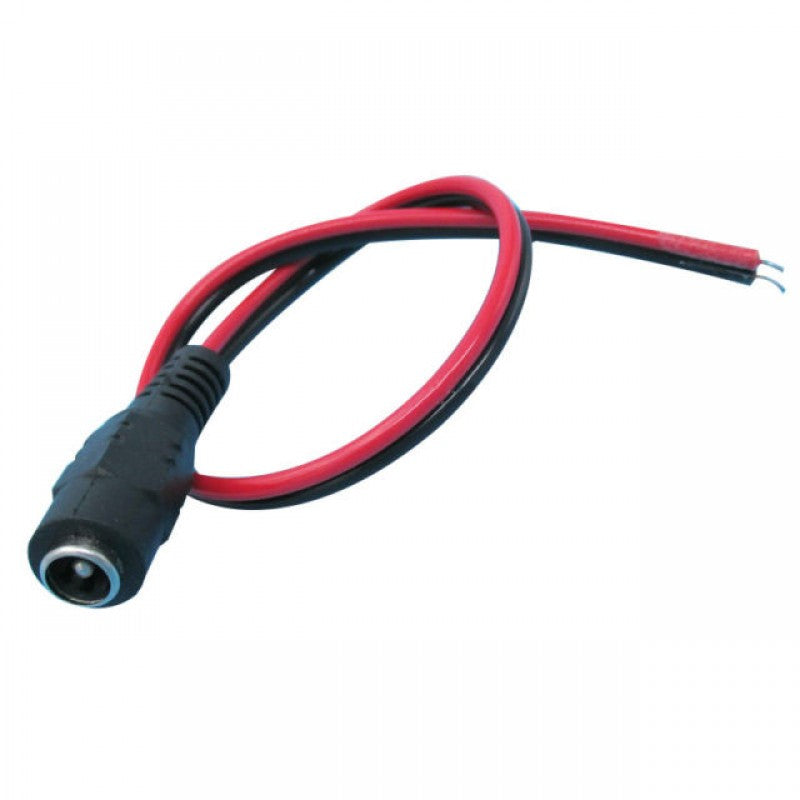 Conector DC hembra 5.5mm x 2.1mm con cable de 25 cm-1