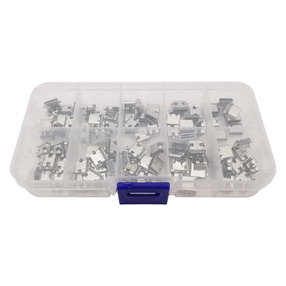Kit surtido de puertos hembra tipo C - 100 piezas-1