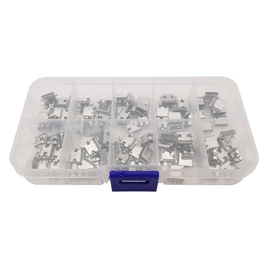 Kit surtido de puertos hembra tipo C - 100 piezas-1
