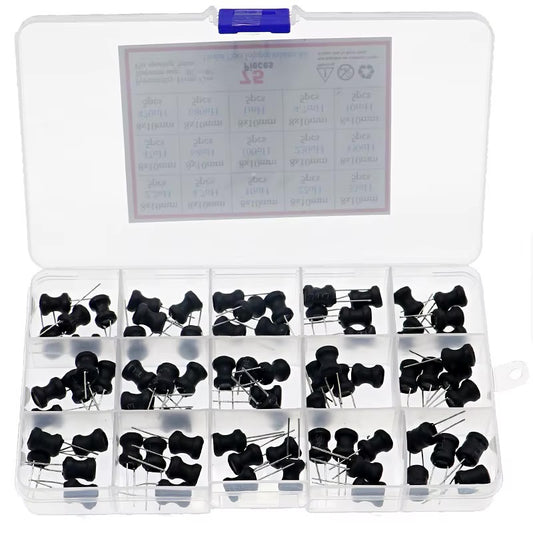 Kit de inductores radiales de 8x10mm - 75 piezas-1