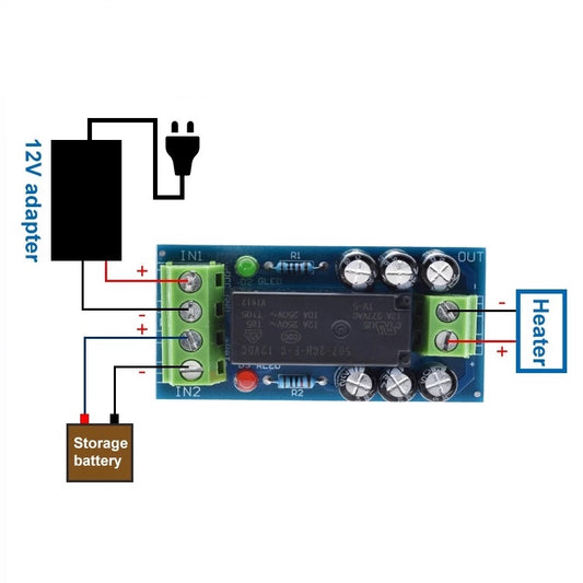 Módulo de conmutación por apagones de 12V XH-M350-2