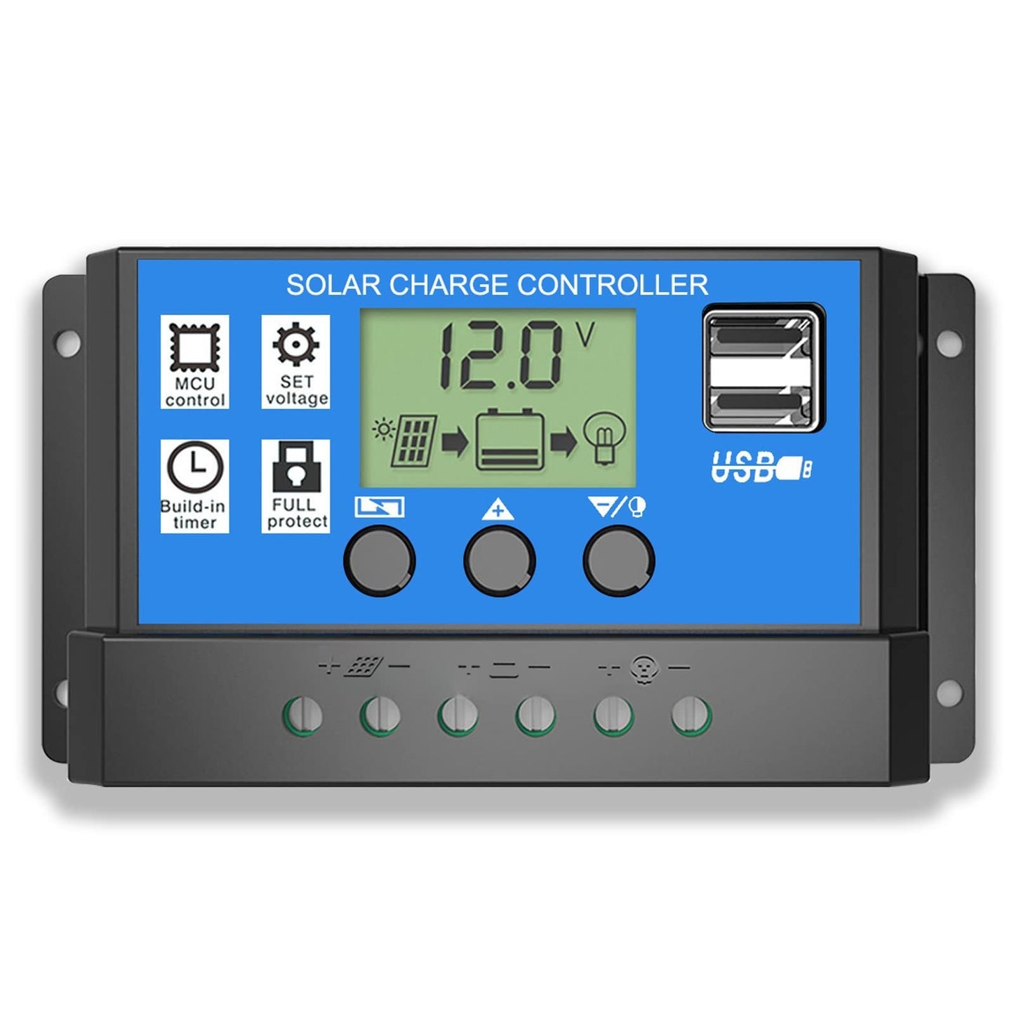 Controlador de panel solar PWM de 20A-1