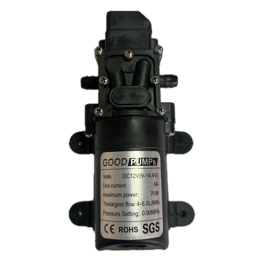 Bomba de diafragma automática de 12V y 6 L/min - recta-1