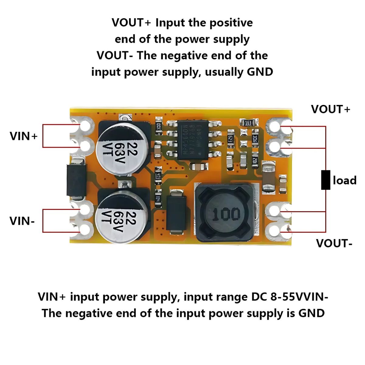 Módulo regulador de voltaje - 10W y 7.4V-3