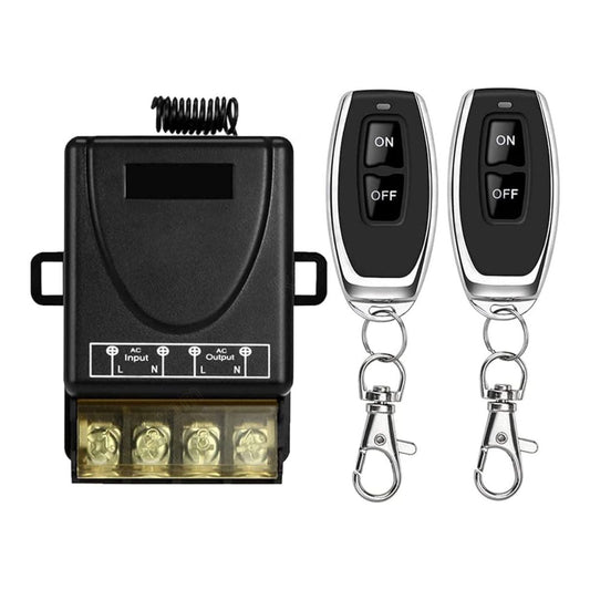 Módulo relé RF universal de 85 a 265V AC con 2 controles-1