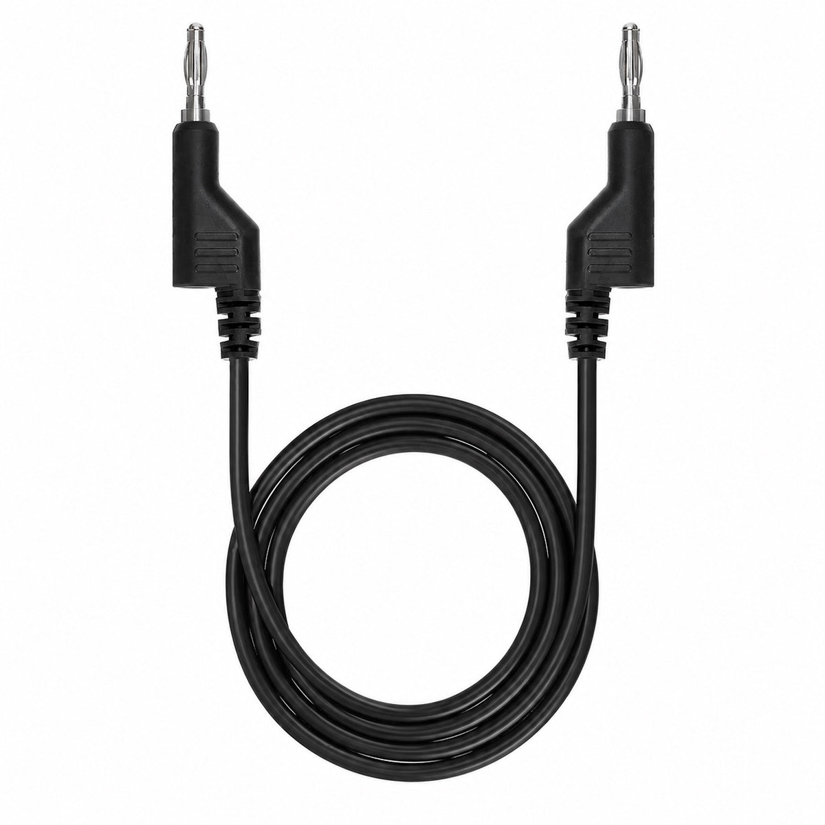 Cable de prueba de banana a banana 4mm de 1m - negro-1