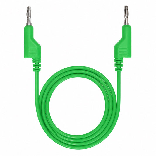 Cable de prueba de banana a banana 4mm de 1m - verde-1