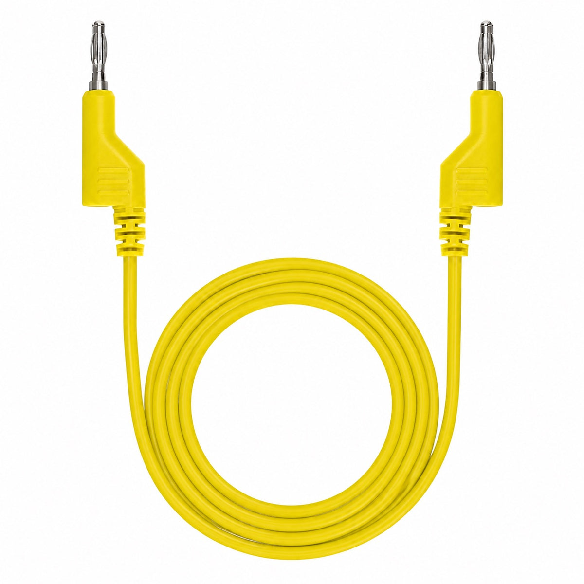 Cable de prueba de banana a banana 4mm de 1m - amarillo-1