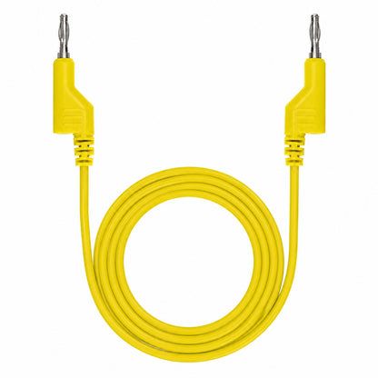 Cable de prueba de banana a banana 4mm de 1m - amarillo-1