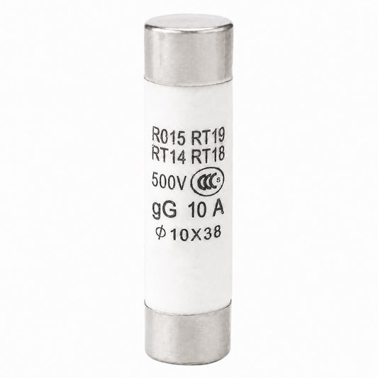 Fusible rápido cerámico de 10A 10x38 mm-1