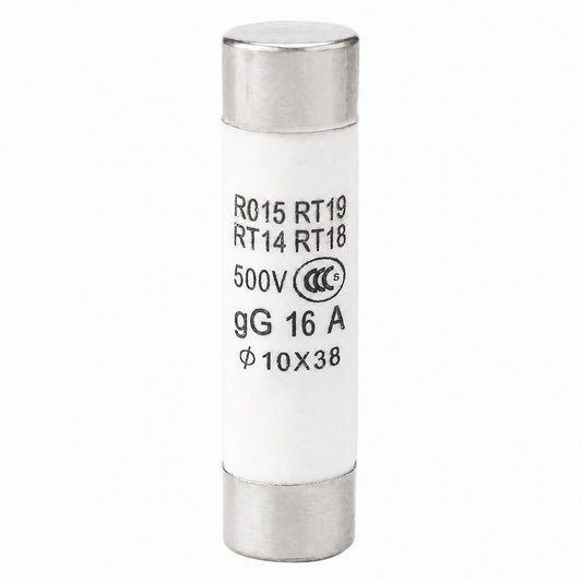 Fusible rápido cerámico de 16A 10x38 mm-1