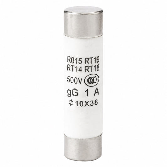 Fusible rápido cerámico de 1A 10x38 mm-1