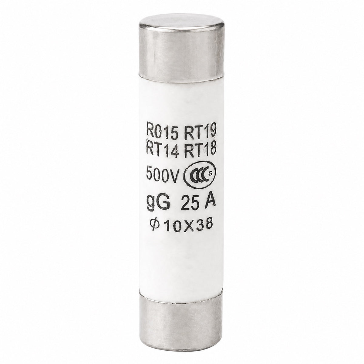 Fusible rápido cerámico de 25A 10x38 mm-1