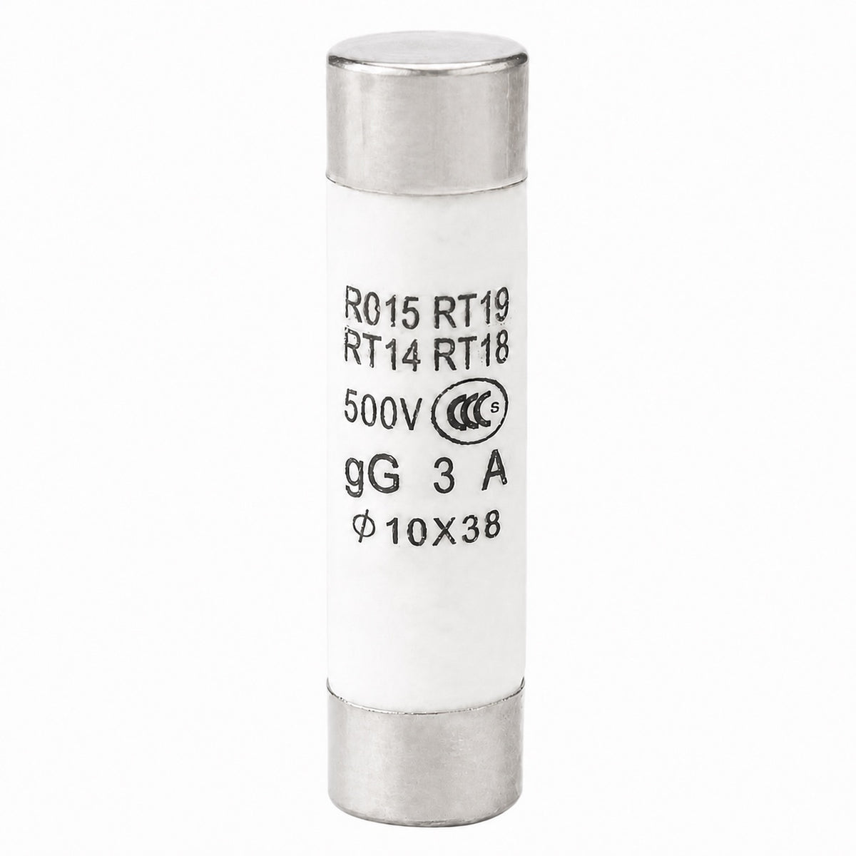 Fusible rápido cerámico de 3A 10x38 mm-1